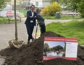 Breitensee: Vorplatz der S45 großzügig umgebaut