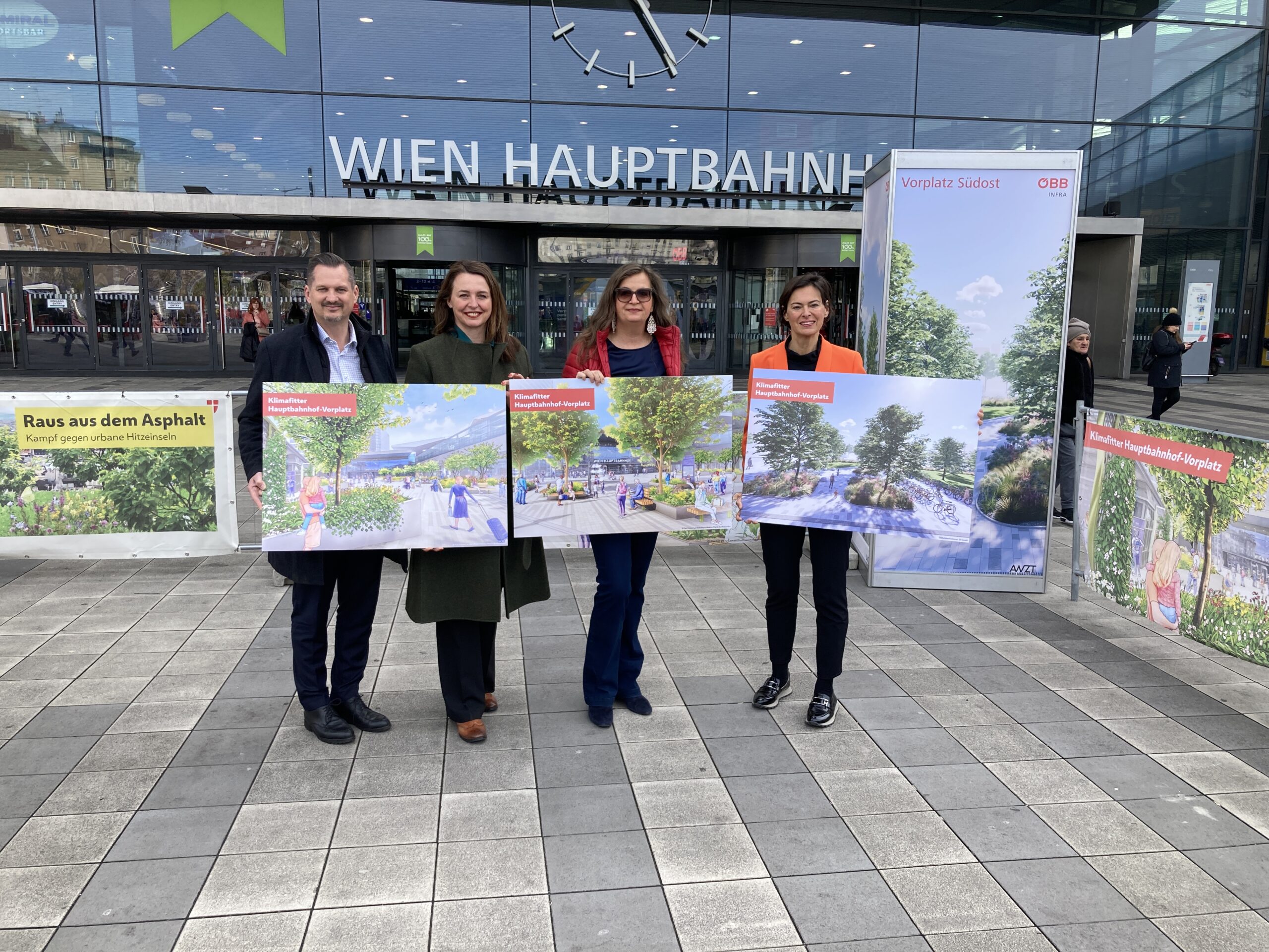 Am Hauptbahnhof macht schon bald mehr Grün Station