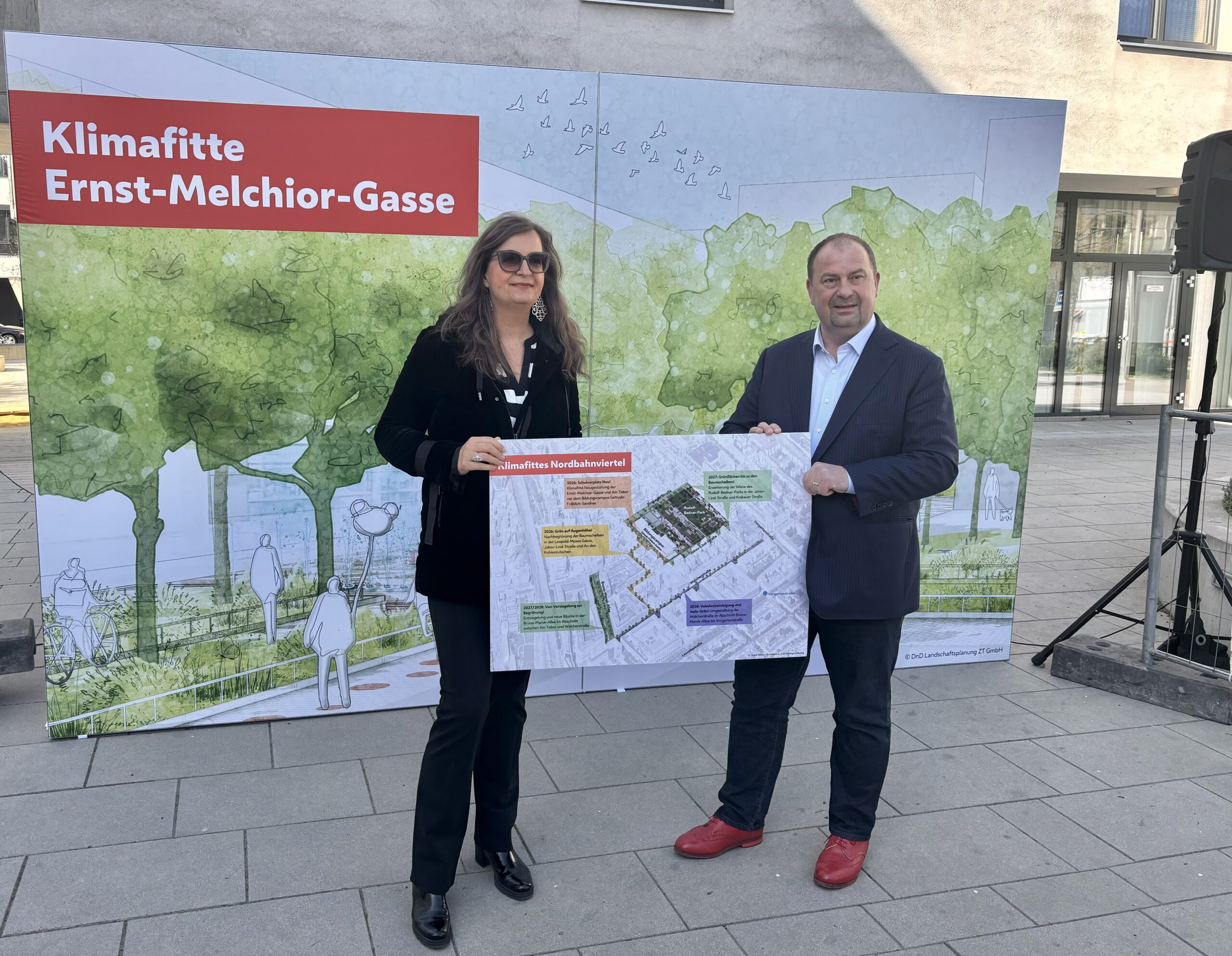 Nordbahnviertel blüht auf: Asphalt wird zu Grünflächen