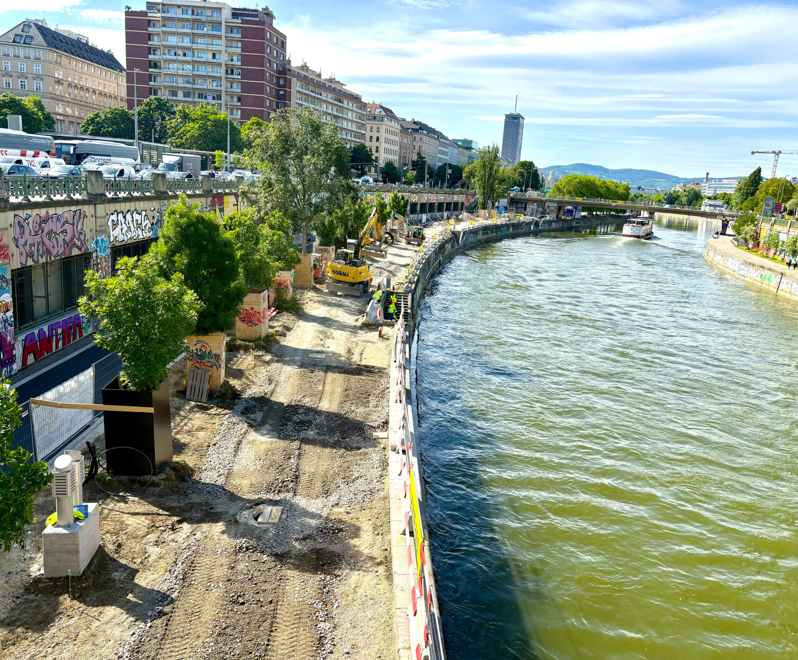 Die Umbauarbeiten sind im Gange: DOKA wird WOW!