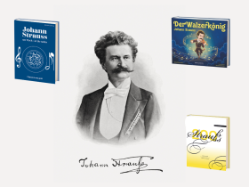 200 Jahre Jahre Strauss: Drei Bücher zum Walzerkönig gewinnen