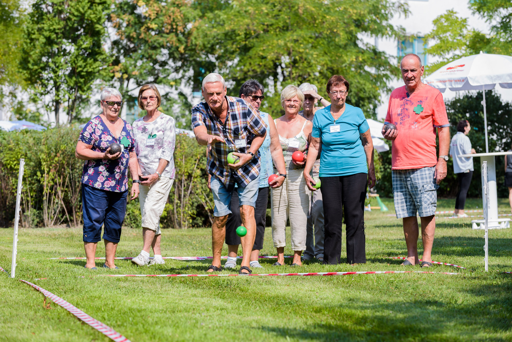 Boccia-Turnier: Wohnpartner lassen die Kugeln rollen