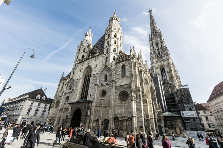 Der Stephansplatz mit dem Stephansdom
